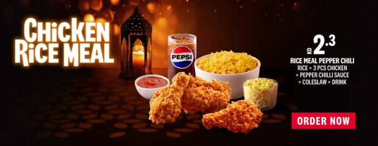 KFC Chicken Rice Meal offers