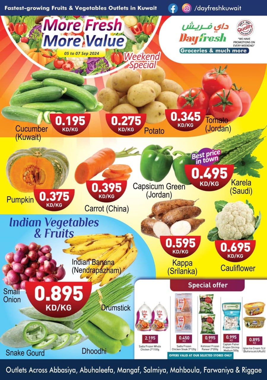 Day Fresh More Fresh More Value deals